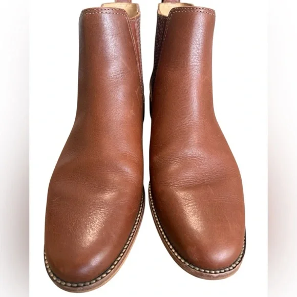 Madewell Flat Chelsea Boots in Leather J8295 - Picture 6 of 16